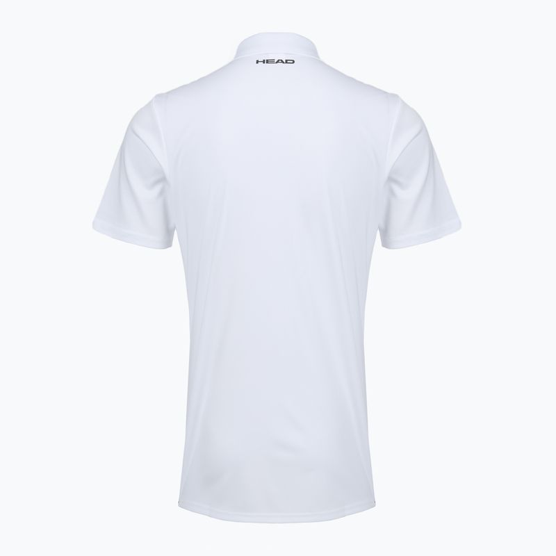 Polo-Tennis-Shirt Herren HEAD Club 25 Tech Polo white 2