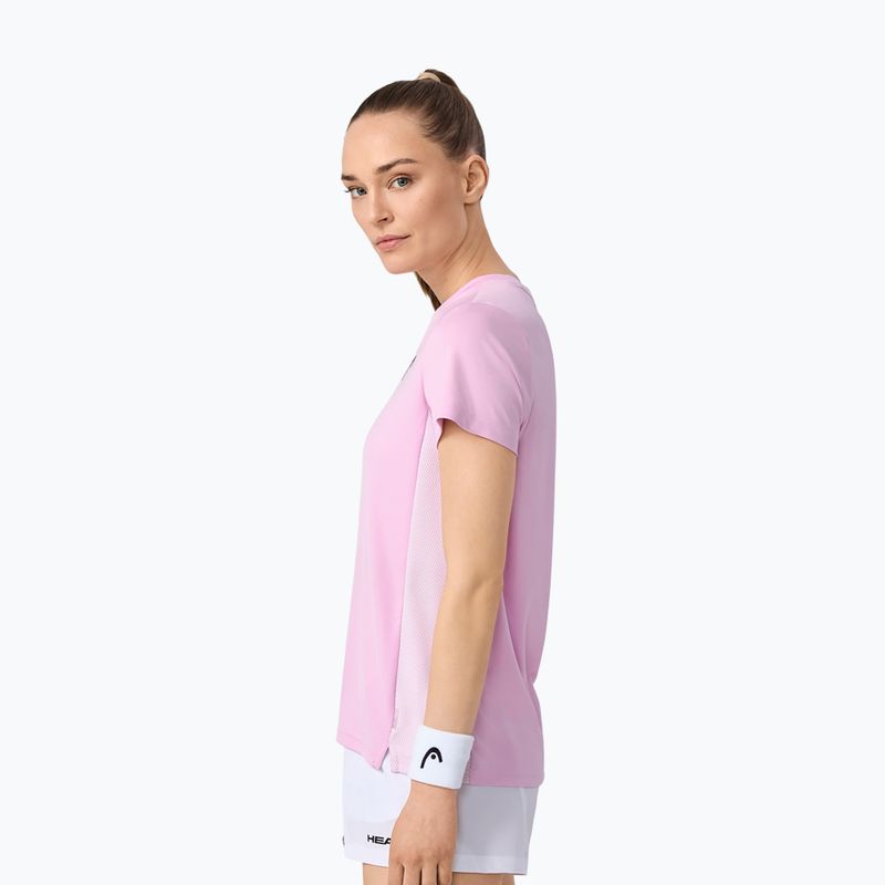 Tennis-Shirt Damen HEAD Tie-Break alight lilac 4