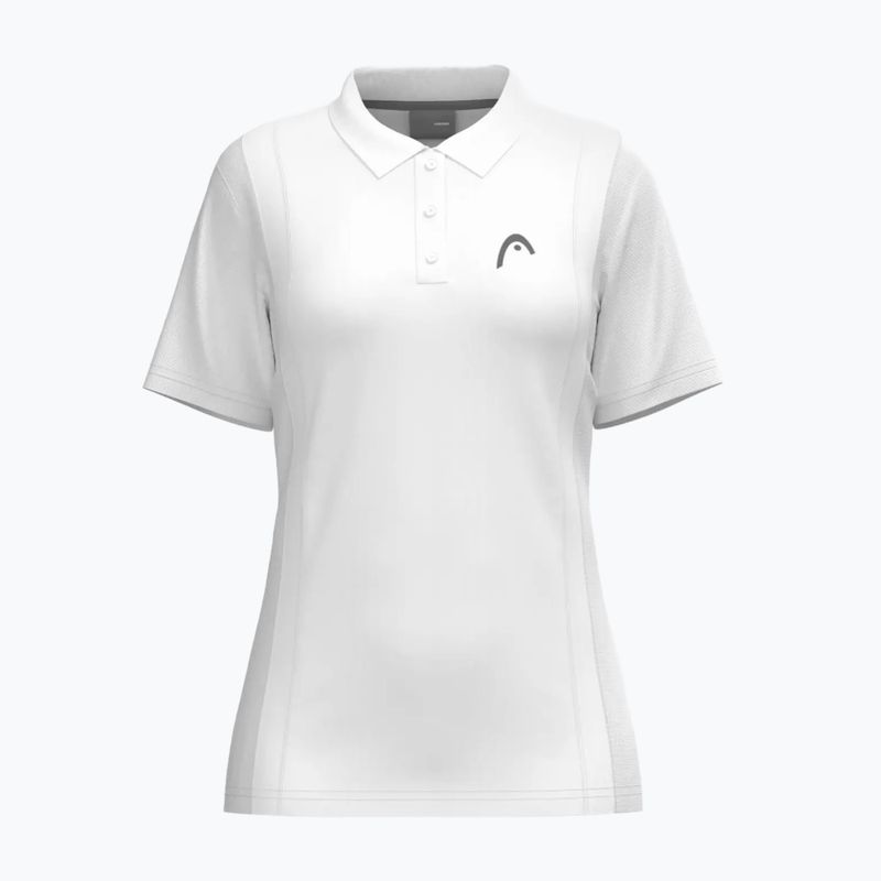 Damen-Tennishemd HEAD Club 25 Tech Polo W white 7