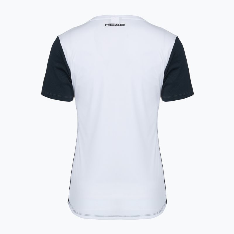 Tennis-Shirt Damen HEAD Club 25 Tech W navy/white 2