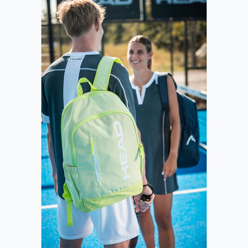 Tennis Rucksack HEAD Base 17 l sharp green 6