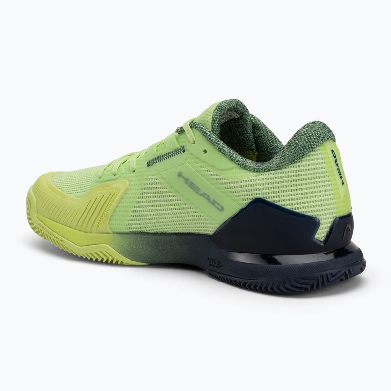 Tennisschuhe Herren HEAD Sprint Pro 4.0 Clay lime/ navy 3
