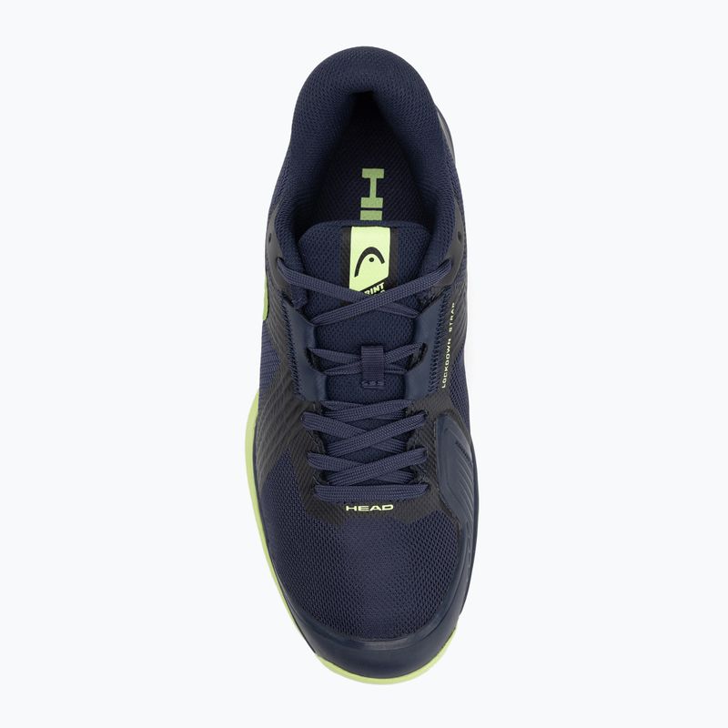 Tennisschuhe Herren HEAD Sprint Team 4.0 Clay navy/ lime 5
