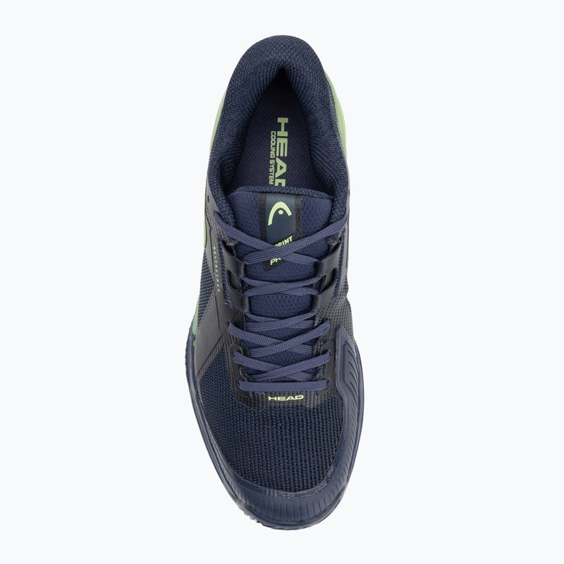 Padelschuhe Herren HEAD Sprint Pro 4.0 navy/ lime 5