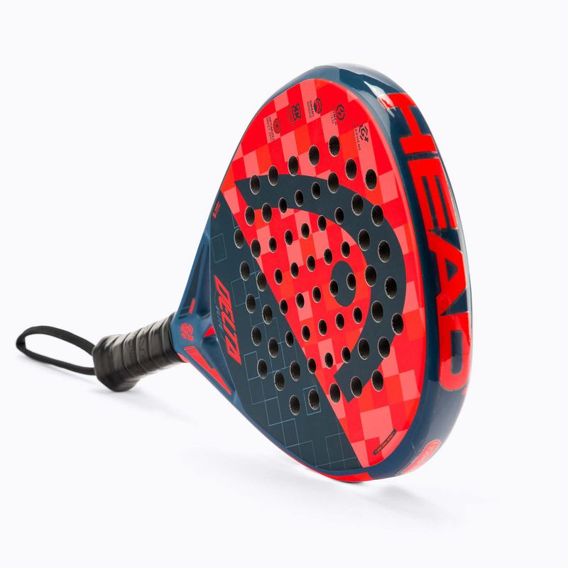 HEAD Graphene 360+ Delta Elite mit CB rot/schwarz Paddelschläger 228120 2