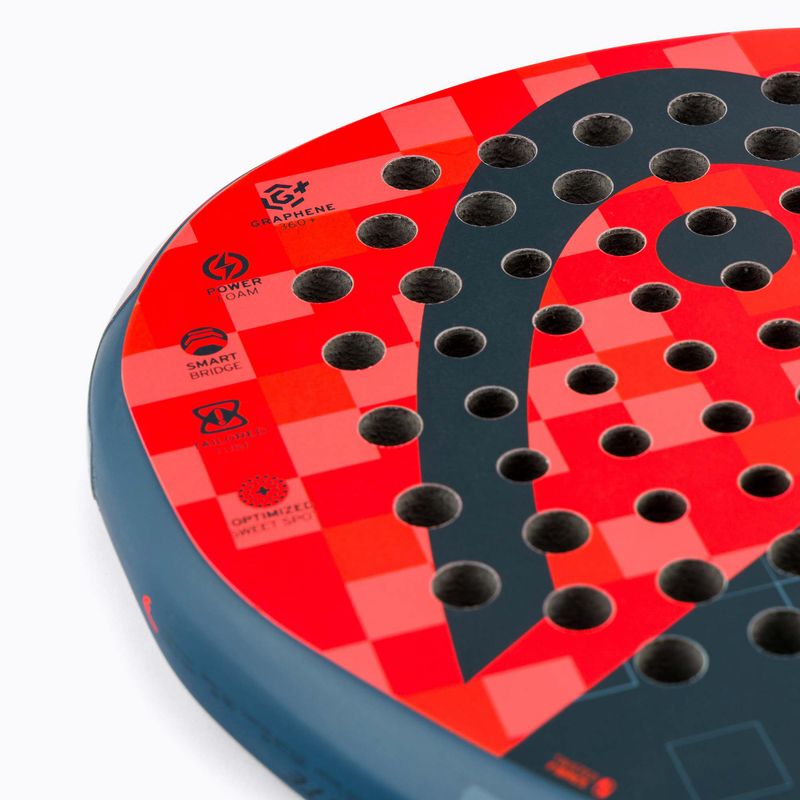 HEAD Graphene 360+ Delta Elite mit CB rot/schwarz Paddelschläger 228120 6