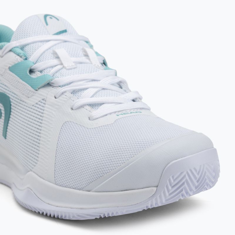 Tennisschuhe Damen HEAD Sprint Evo 3.5 Clay white/ turquise 7