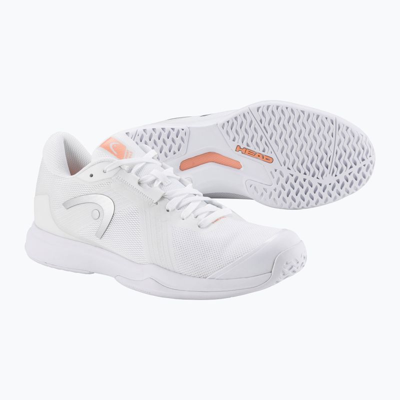 Tennisschuhe Damen HEAD Sprint Team 4.0 white/ coral 5