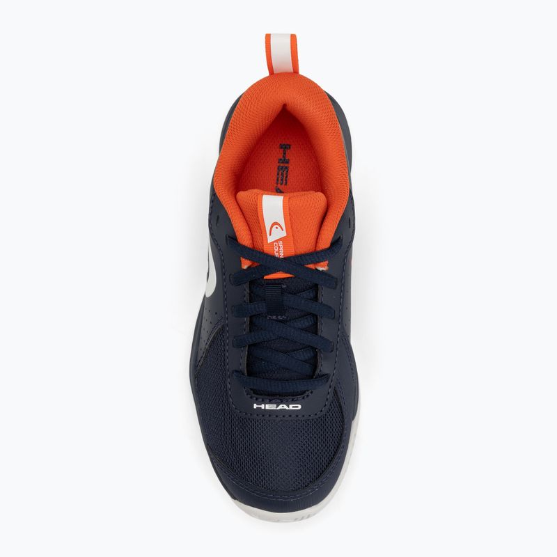 Tennisschuhe Kinder HEAD Sprint Court 4.0 dark blue/ red 5
