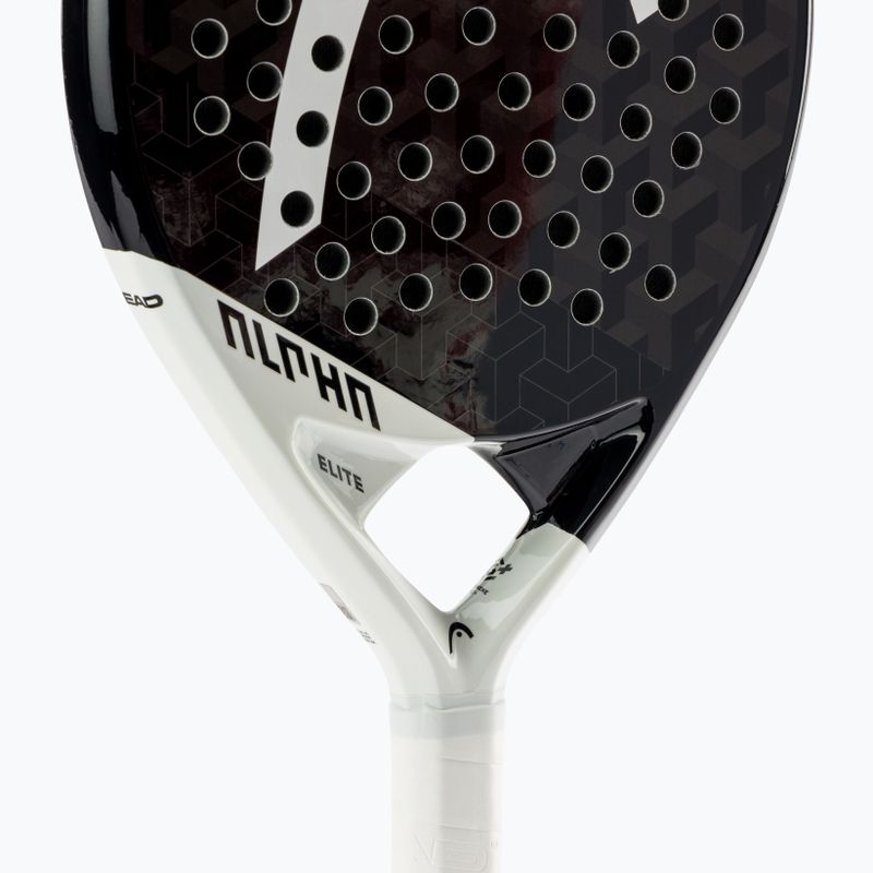 HEAD Graphene 360+ Alpha Elite Paddelschläger schwarz und weiß 228151 5