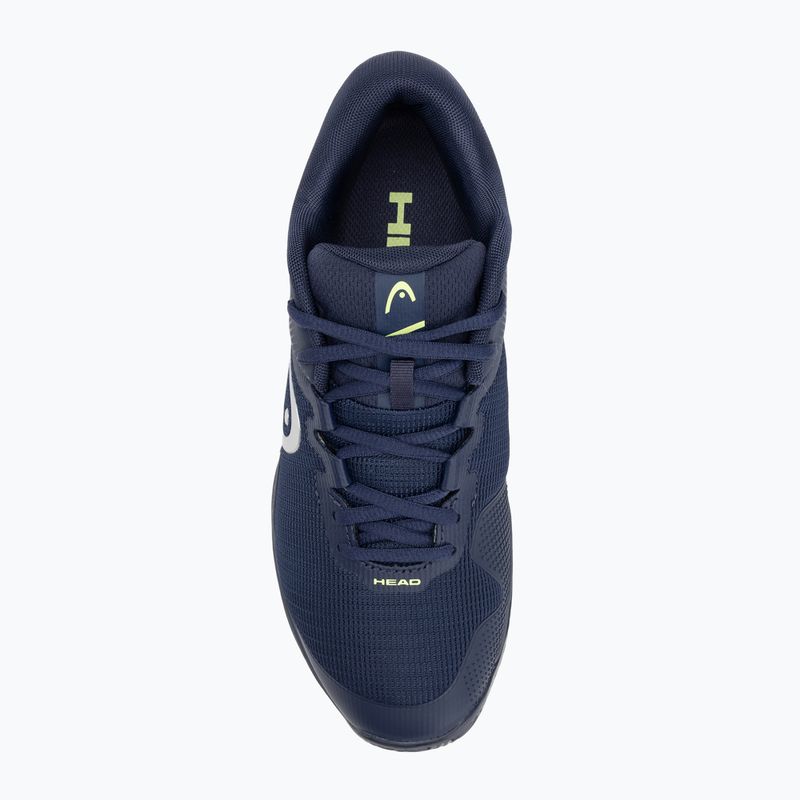 Tennisschuhe Herren HEAD Revolt Evo 2.0 Clay navy/ lime 5