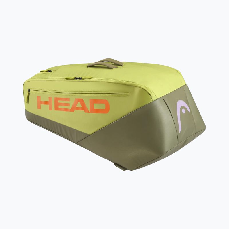 Tennistasche HEAD Pro Racquet Bag L 62 l green/orange 2