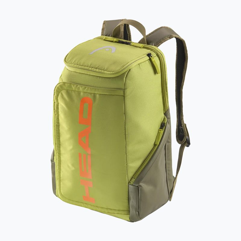 Tennisrucksack HEAD Pro Backpack 28 l green/orange 2