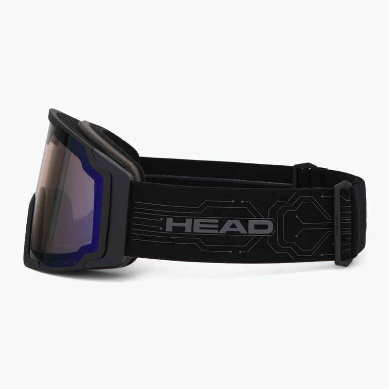 Skibrille HEAD Neves Sunscreen black/blue 4