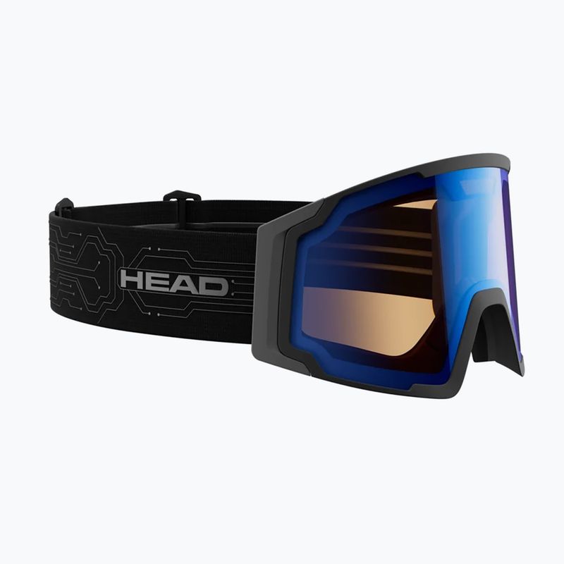 Skibrille HEAD Neves Sunscreen black/blue 2