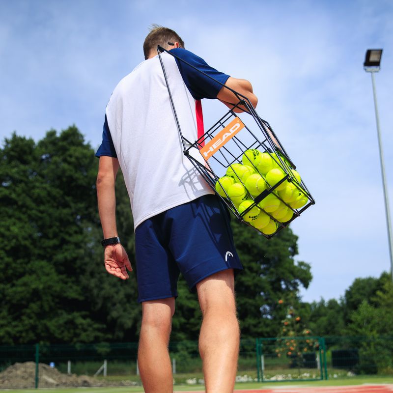 HEAD Tennis Ball Korb mit Trennzeichen schwarz 287251 9