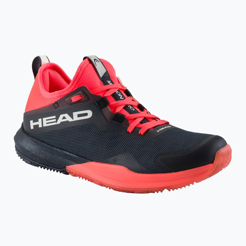 HEAD Motion Pro Padel Herren Padelschuhe Heidelbeere/Feuerkoralle 8