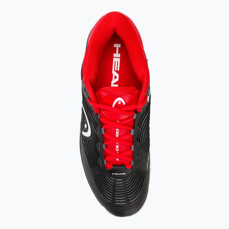 HEAD Revolt Pro 4.5 Clay Herren Tennisschuhe schwarz/rot 5