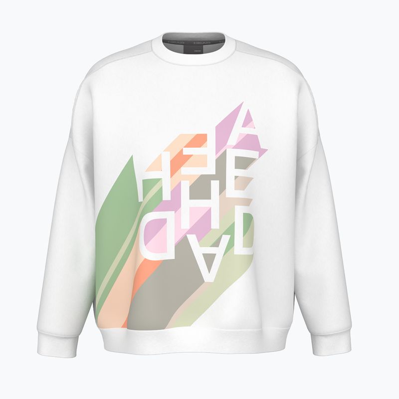 Hoodie Sweatshirt Damen HEAD Rally Crewneck white