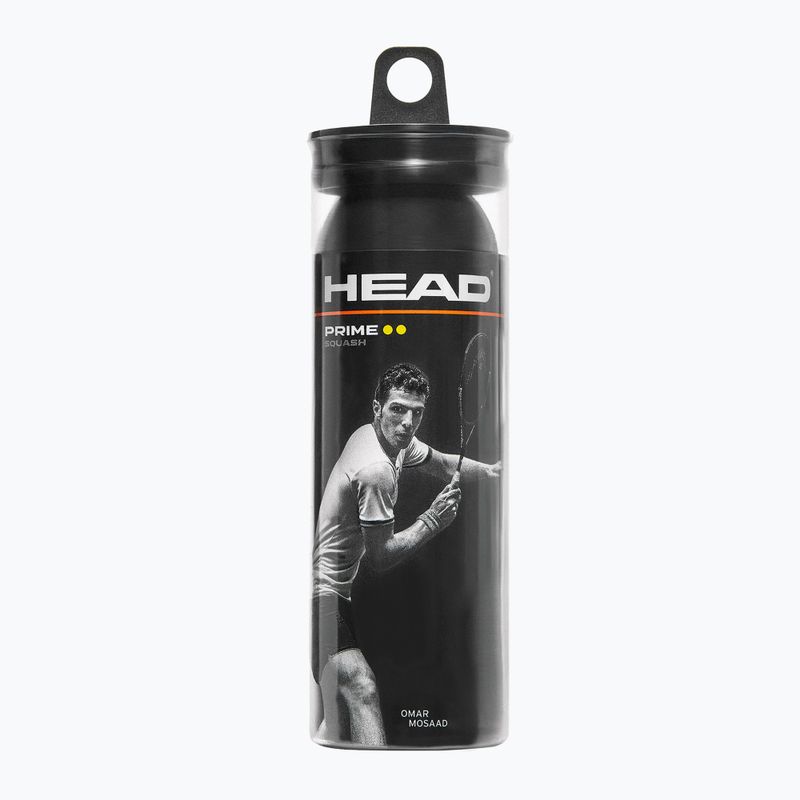 HEAD Prime Squashbälle 3 Stück schwarz 287316