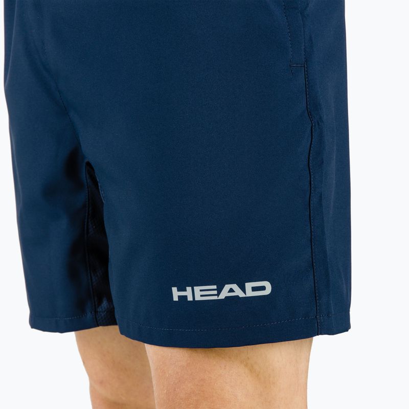 Herren Tennisshorts HEAD Club navy blau 811379 4