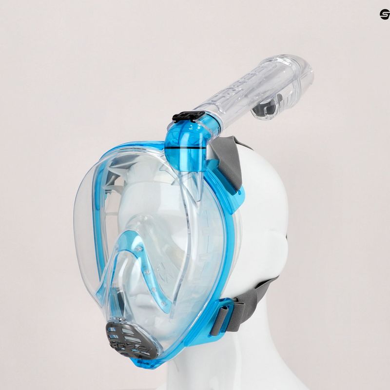 Cressi Baron Vollgesichtsmaske zum Schnorcheln türkis XDT020025 5