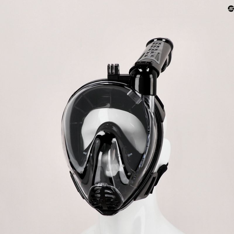 Cressi Duke Action Vollgesichtsmaske zum Schnorcheln schwarz XDT005250 6