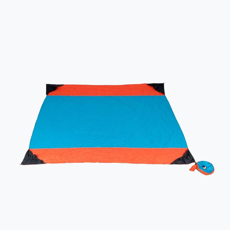 Ticket To The Moon Beach aqua/orange Picknickdecke