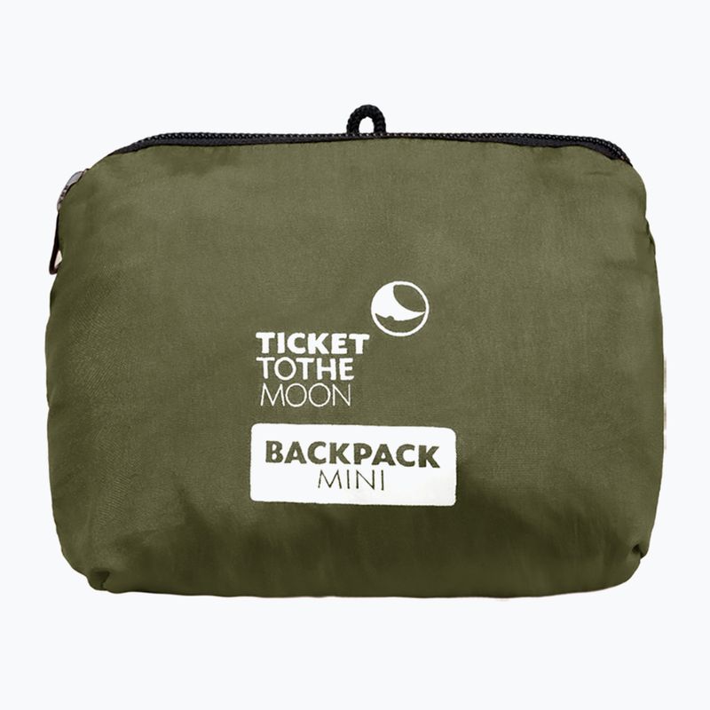 Ticket To The Moon Mini 15 l grün/khaki Rucksack 2