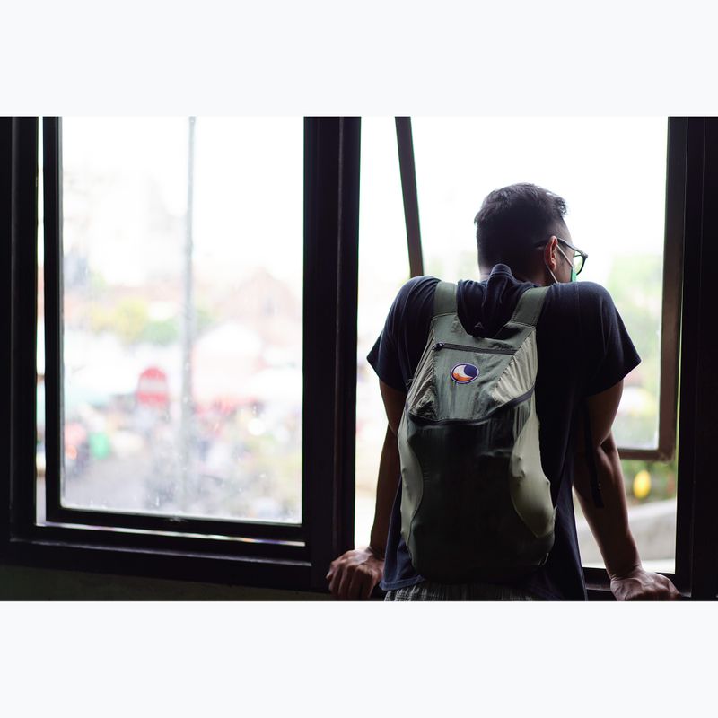 Ticket To The Moon Mini 15 l grün/khaki Rucksack 9