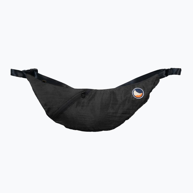 Ticket To The Moon Upcycled Sling Umhängetasche schwarz