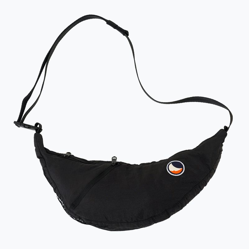 Ticket To The Moon Upcycled Sling Umhängetasche schwarz 2