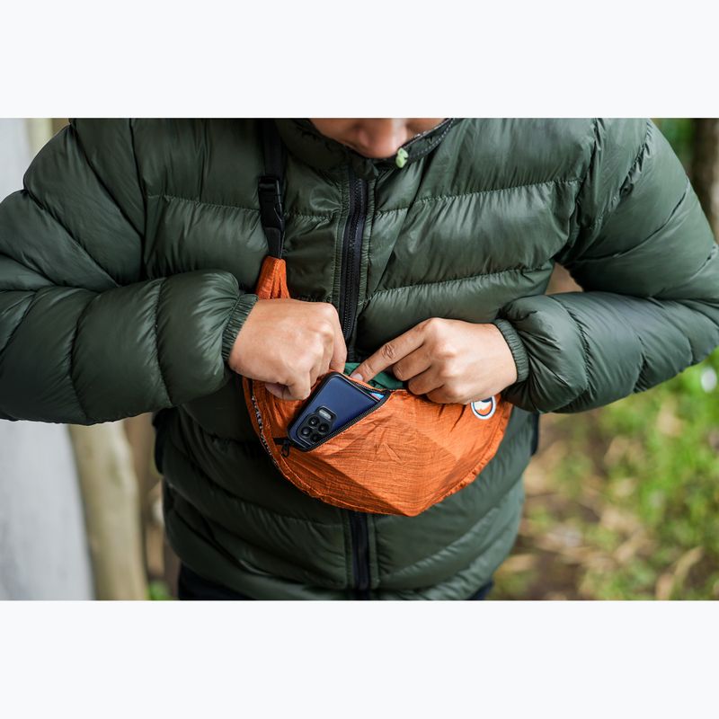 Ticket To The Moon Upcycled Sling Umhängetasche terracotta 6