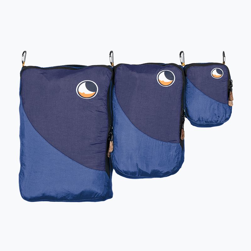 Ticket To The Moon Travel Cube Organizer Set 3 Stück königsblau/navyblau