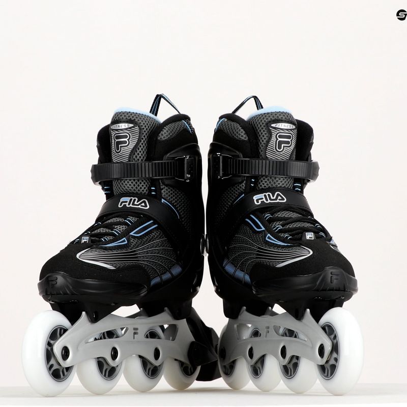 Rollerblades für Frauen FILA Mizar 80 Lady  black/lightblue 7