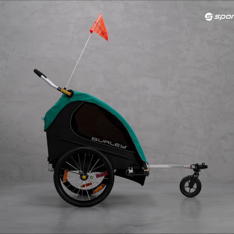 Burley Kinderfahrradanhänger Encore X blau BU-937101 14