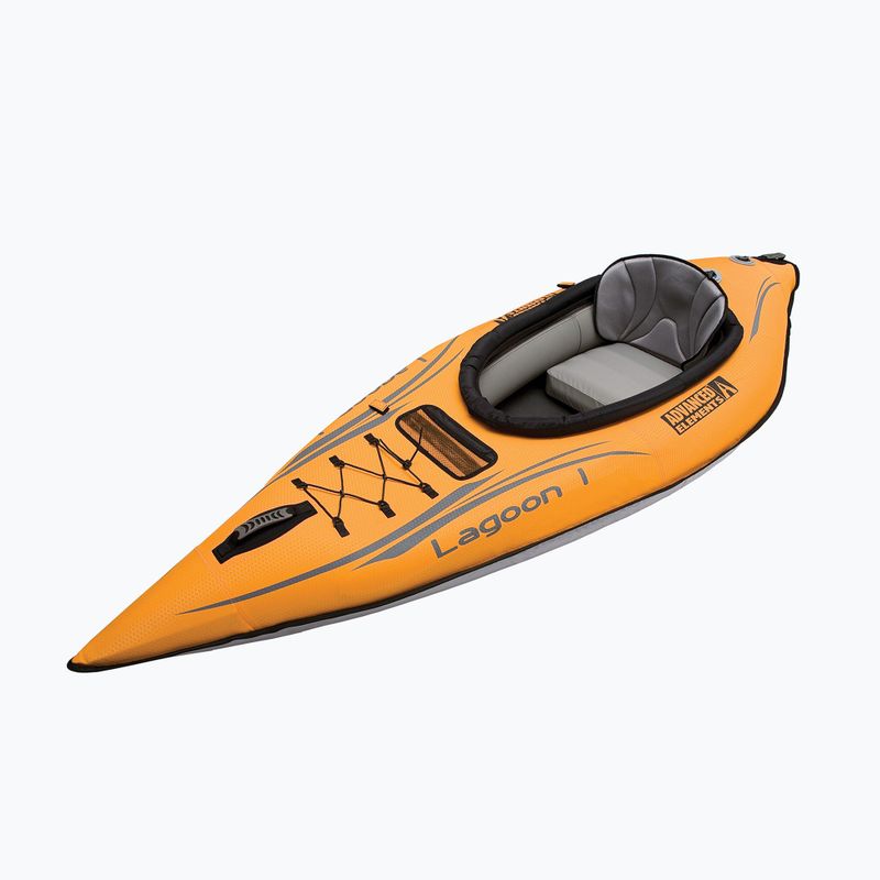 Aufblasbares 1-Personen-Kajak Advanced Elements Lagoon 1 TM with Pump 254 cm orange/gray 2