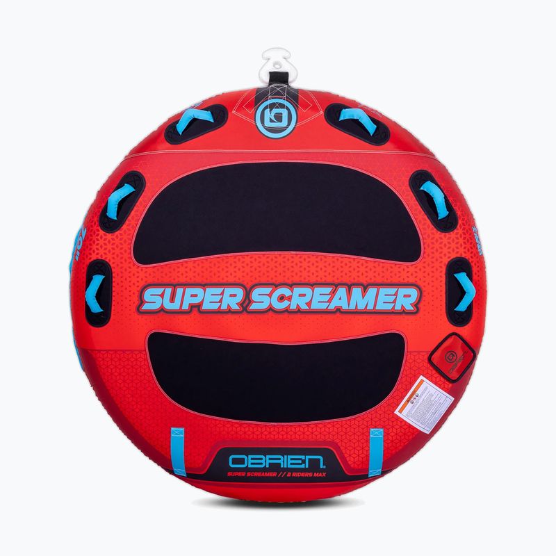Towable O'Brien Super Screamer Boat Tube Red/Blue 2