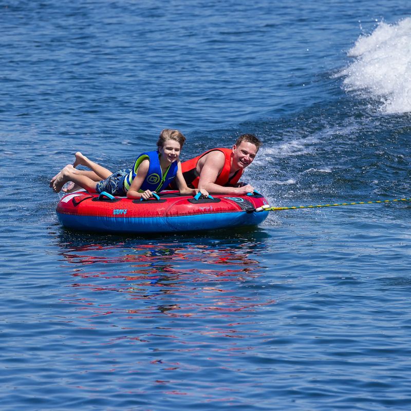 Towable O'Brien Super Screamer Boat Tube Red/Blue 7