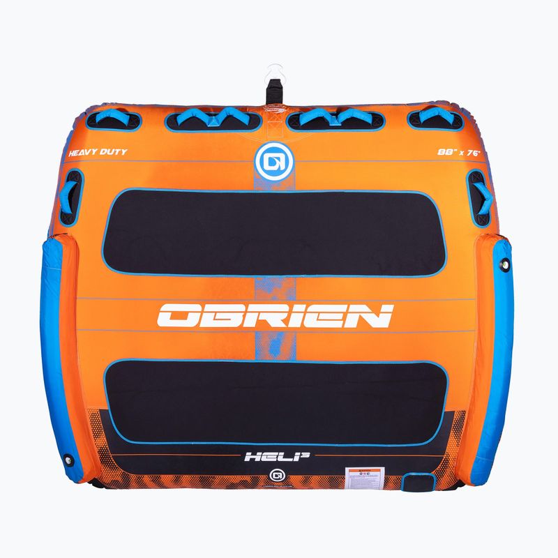 Towable O'Brien Heli 3 Boat Tube Orange / Blue 2