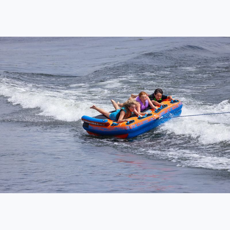 Towable O'Brien Heli 3 Boat Tube Orange / Blue 8