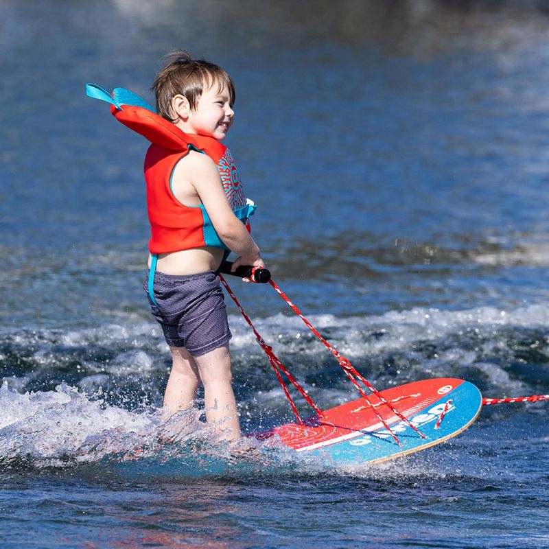 Sets von Wasserski für Kinder O'Brien Platform Trainer Waterski red/blue 4