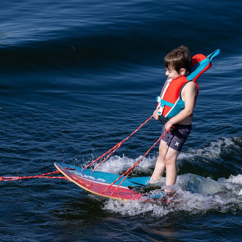 Sets von Wasserski für Kinder O'Brien Platform Trainer Waterski red/blue 5