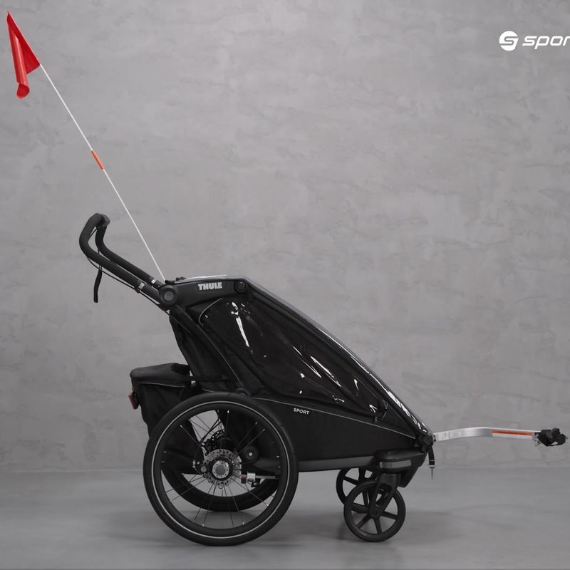 Thule Chariot Sport Einzelfahrradanhänger schwarz 10201021 10