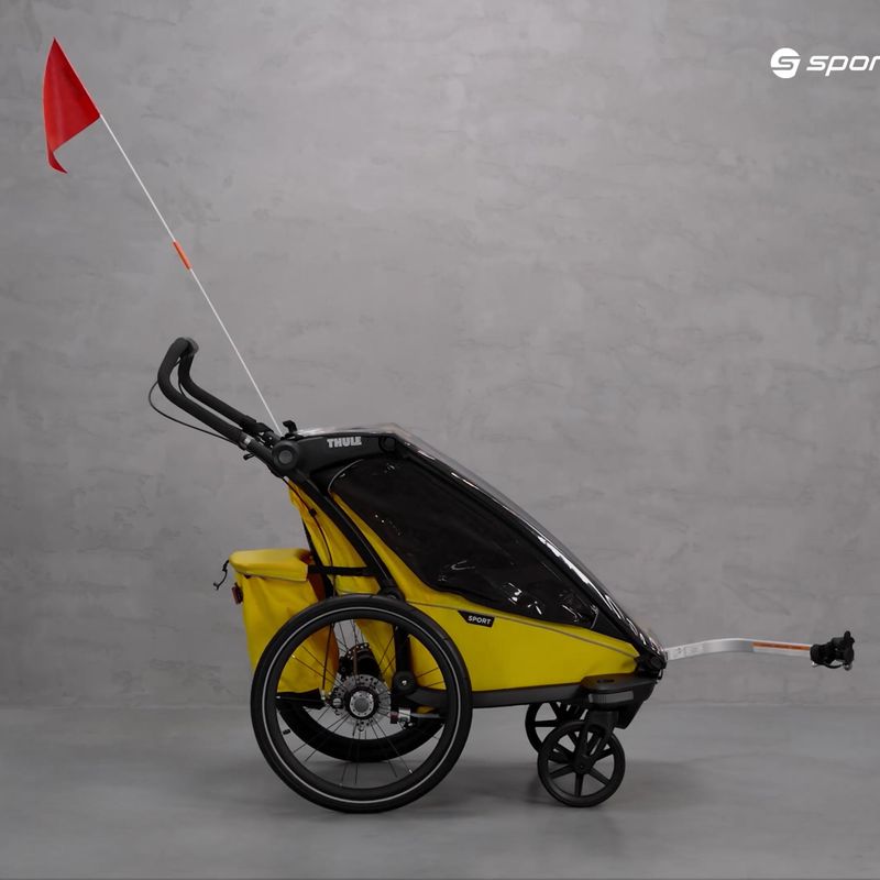 Thule Chariot Sport 1 Einzelfahrradanhänger gelb 10201022 11