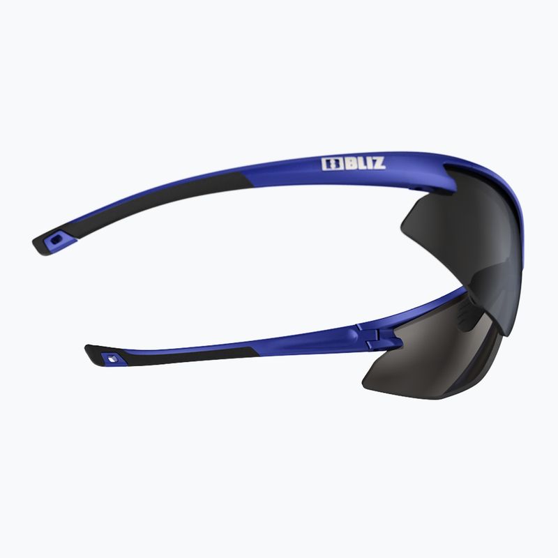 Bliz Motion S3 matt metallic blau/rauchsilber verspiegelte Fahrradbrille 5