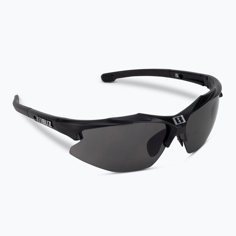 Bliz Hybrid Small S3 glänzend schwarz/rauchfarben Fahrradbrille 2