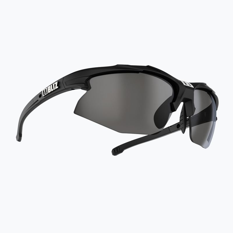 Bliz Hybrid Small S3 glänzend schwarz/rauchfarben Fahrradbrille 3