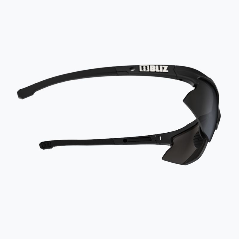 Bliz Hybrid Small S3 glänzend schwarz/rauchfarben Fahrradbrille 6