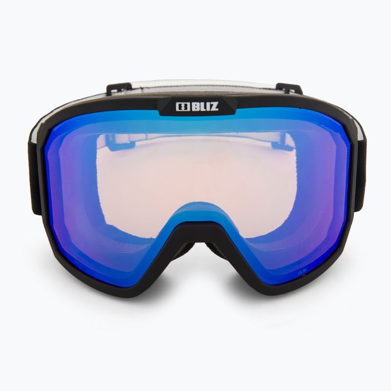Skibrille Bliz Rave matt black/light orange blue multi 2